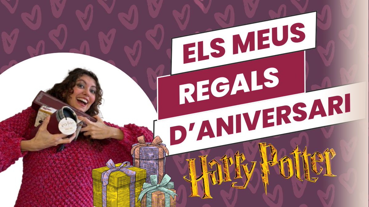 Ep! Aquest cap de setmana us ensenyo la passada de regals d'aniversari de Harry Potter que m'han fet 🎂

Activeu recordatoris aquí per diumenge 9.11 a les 20:00h ⤵️

youtu.be/eGzZMd8Q3p4