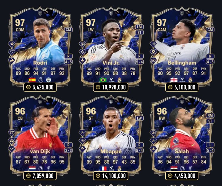 🚨 The best solutions for 82x20 

• ✅ 83 squad 

• 9x 82s 
• 2x 83s 
• 1x TOTW 

• ✅ 84 squad 

• 1x 86 
• 4x 84s 
• 6x 83s 

You’ll pack a TOTY if you see this 🫡🫡