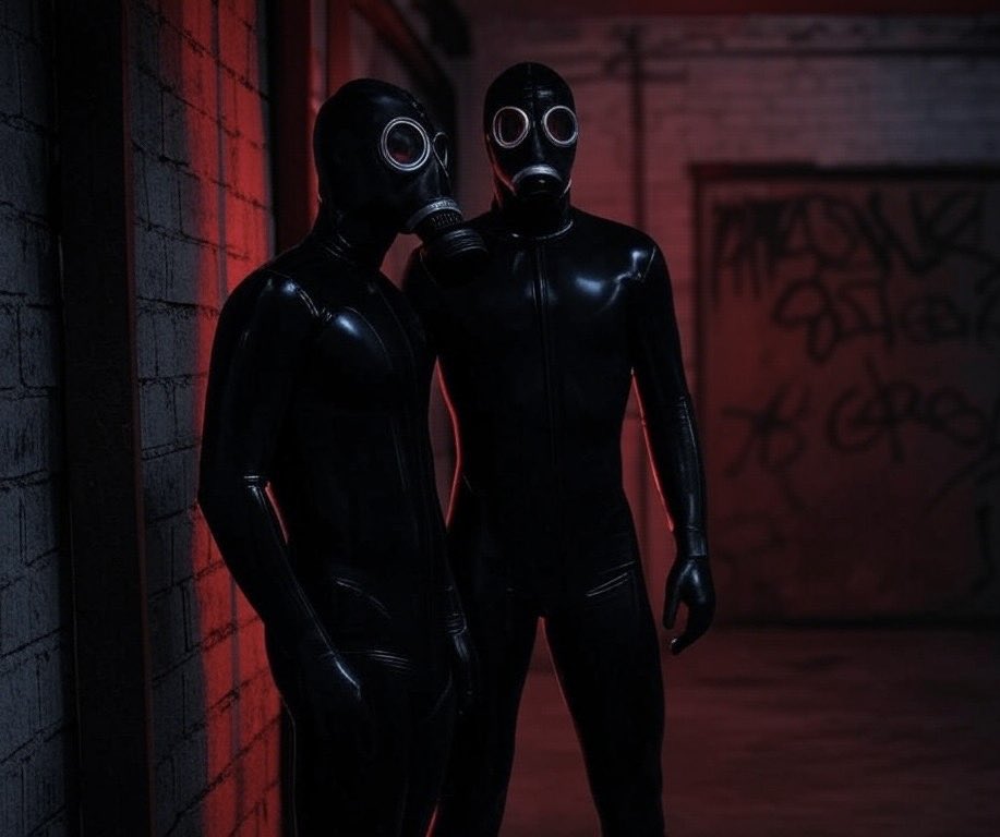 From the last gimp party. These two were strapped down and used by 5 tops 
<a href="/Lukerubberpig/">Luke Rubber Pig</a> <a href="/SleazyRubber/">𝕺𝖋𝖋𝖎𝖈𝖎𝖆𝖑 𝕾𝖕𝖊𝖗𝖒 𝕭𝖆𝖓𝖐</a>