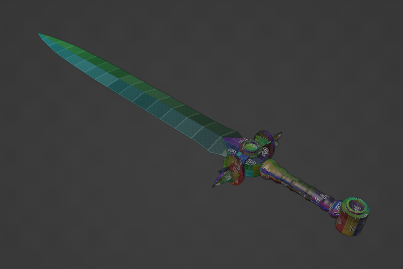 CodestyGames's tweet photo. Sword Unwrapped in #Blender, will do unwrapping of sword made in #Maya
Unwrapping in Maya takes longer time, but more satisfying than blender.

#Followup of #FullTimeGameDev #3dArtPro course by @thomasbrushdev 

#indie #indiegames #indiegamedev #gamedev #gamedevelopment https://t.co/ACgsUjsZim