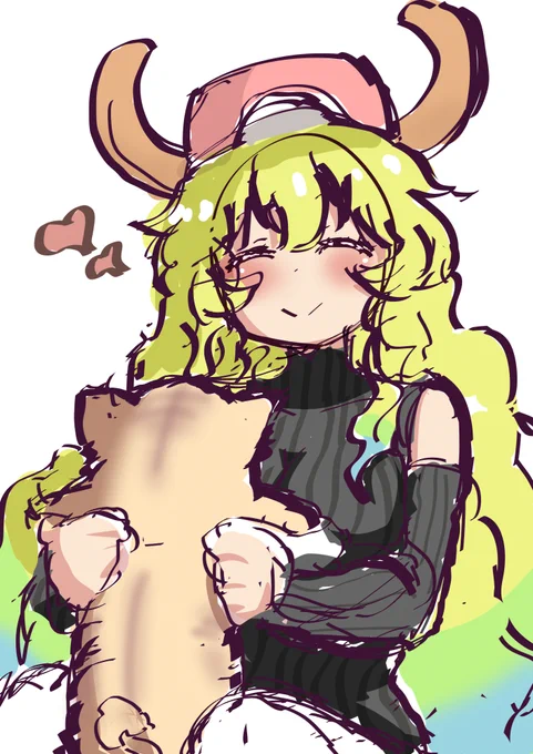 雑すぎてすぐ消えるラクガキルコアさんと犬 