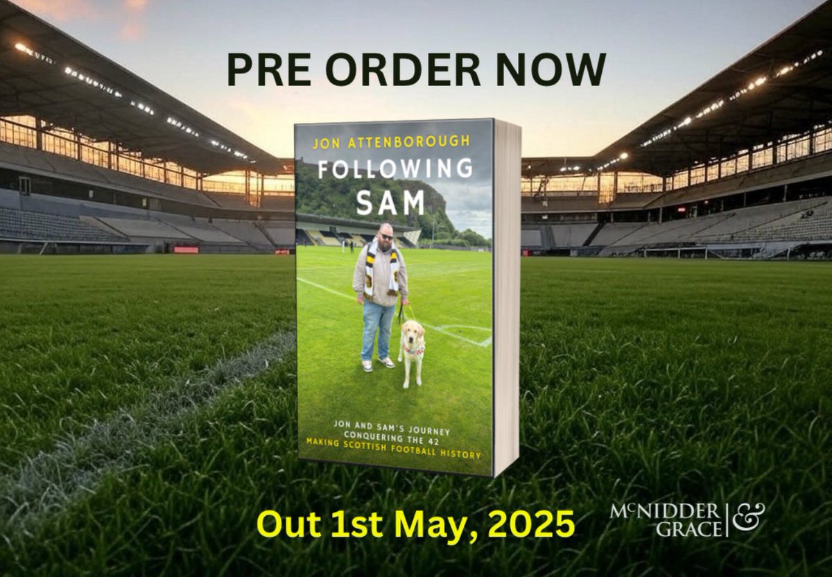 ⚽️ When 🦮 Sam and I set out to visit all 42 SPFL grounds I never in my wildest dreams imagined that it would lead to me writing a book about it 

Scottish football has its criticisms, and sometimes justifiably so, but from my own experience the Scottish football fans are the
