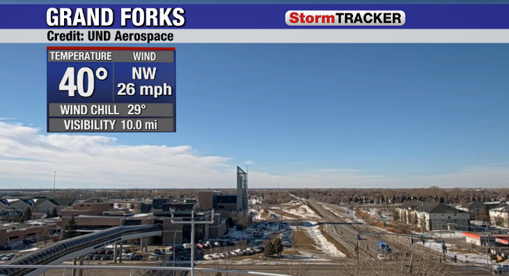 An unofficial 40° at the Grand Forks airport! 

First 40° in Grand Forks since December 7. 

#ndwx