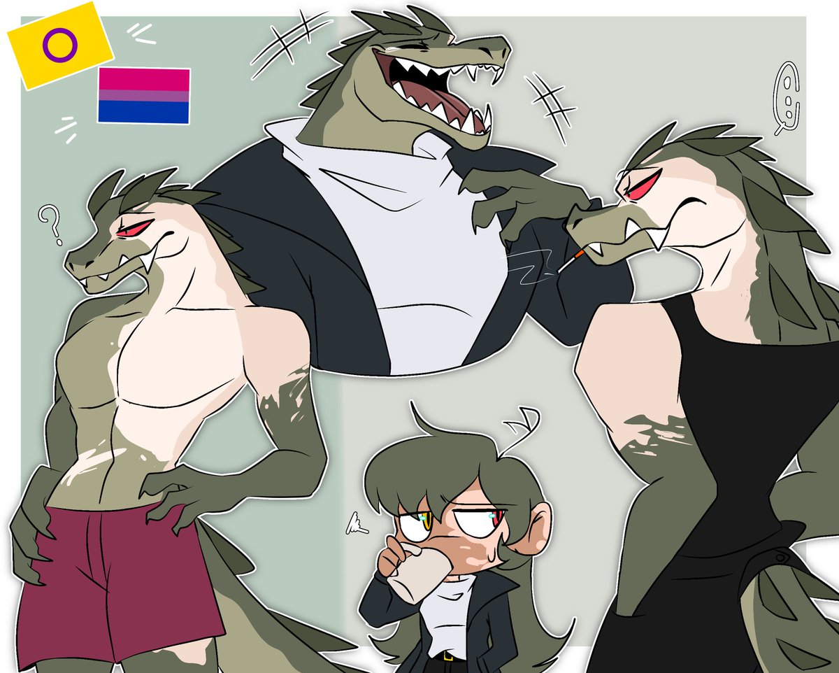 Well.. he is only half albino and also has a sex chromosome abnormality.. He is my new cute little baby 

#furryartwork #furry #furryoc #furryfan