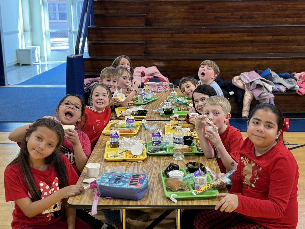 SMSPeoria's tweet photo. The students were absolutely delighted to get a special lunch treat - ice cream!  Our Marksmen work so hard each day to learn and grow and we are thrilled to celebrate them today, during Catholic Schools Week 2025! https://t.co/VHbcqZKwpo