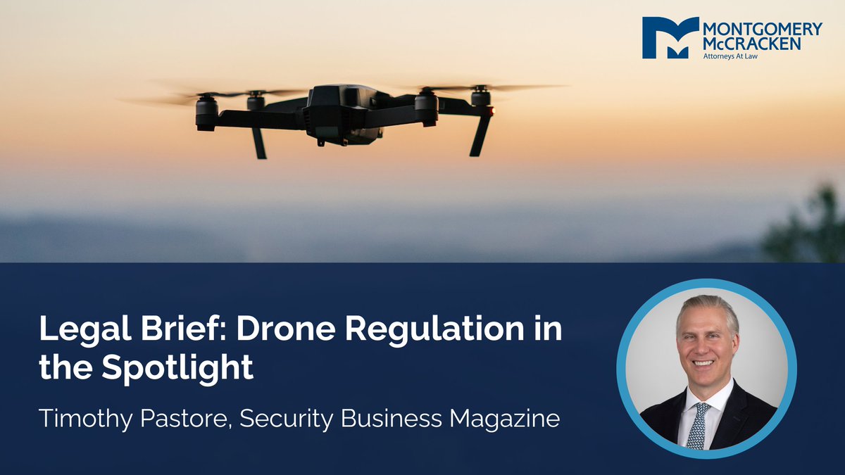 Montgomery McCracken (@mmwr_law) on Twitter photo In his latest article for <a href="/SecBusinessMag/">Security Business Magazine</a>, Timothy Pastore dives into the #legal landscape of drone regulation. He explores how federal, state, and local authorities are navigating the tension between safety and jurisdiction.
bit.ly/4hvpGja In his latest article for <a href="/SecBusinessMag/">Security Business Magazine</a>, Timothy Pastore dives into the #legal landscape of drone regulation. He explores how federal, state, and local authorities are navigating the tension between safety and jurisdiction.
bit.ly/4hvpGja