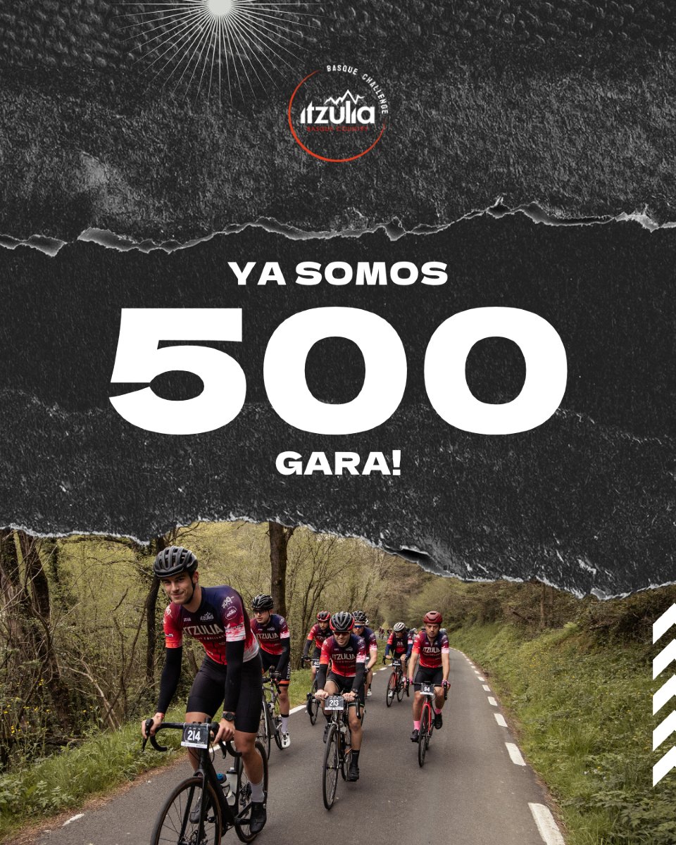 5️⃣0️⃣0️⃣‼️

Eskerrik asko guztioi 👏.

Muchas gracias a todos 🫶

#itzuliabasquech25