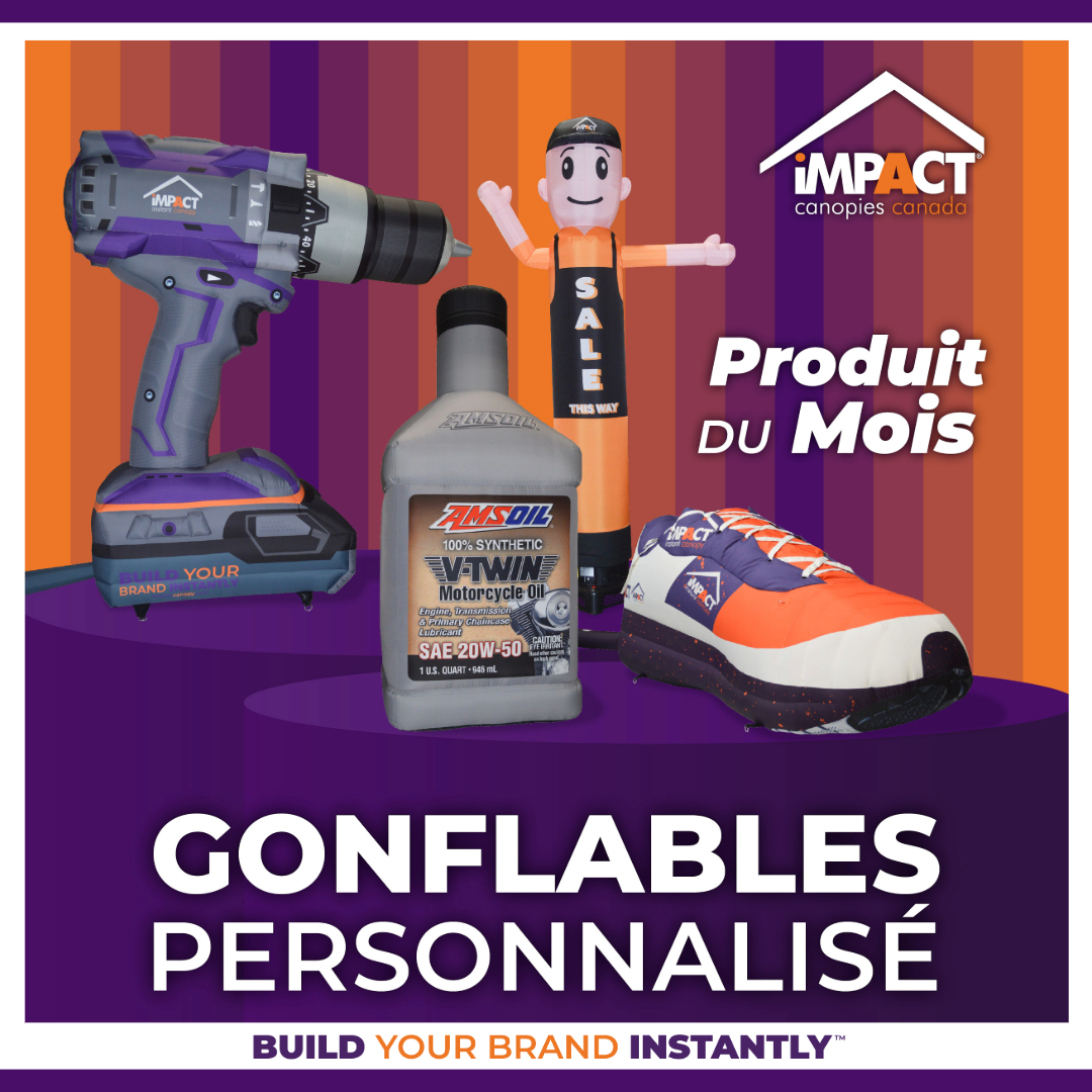 Looking for a dynamic, eye-catching item to draw in the crowds at your events and leave a lasting impression? ✨

Vous cherchez un article dynamique et accrocheur pour attirer les foules lors de vos événements et laisser une impression durable? ✨