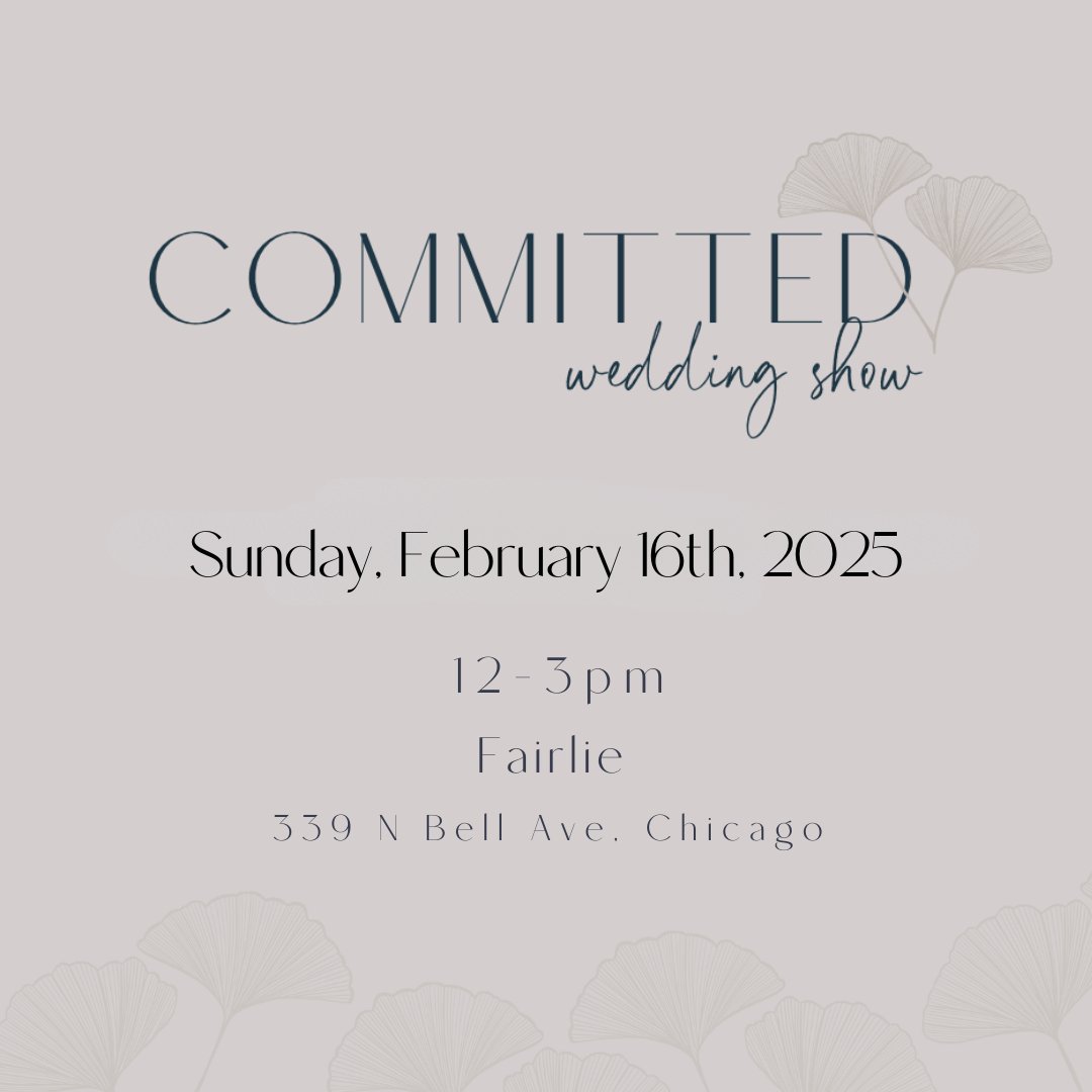 Meet us IRL at the Committed Wedding Show to chat playlists, party planning tips, photo booths, and maybe even CO2 cannons!
 
Get your tickets now:
greenweddingalliance.com/events/committ…