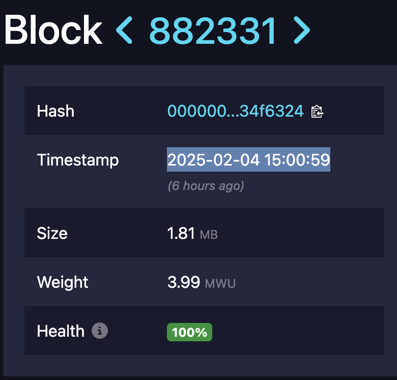 illneil's tweet photo. Earlier today, the Bitcoin network failed to mine a new block for 88 minutes (block 882332). This was the 21st time in 2025 that it took 60 minutes or longer for the Bitcoin network to mine a new block. https://t.co/yITgyo38kF