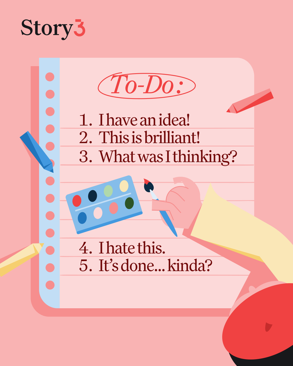 _Story3_'s tweet photo. Writing a draft: a journey of confidence, doubt, and caffeine. ☕✍️

Where are you in the cycle today? Comment below! https://t.co/5VdoqrHU7H