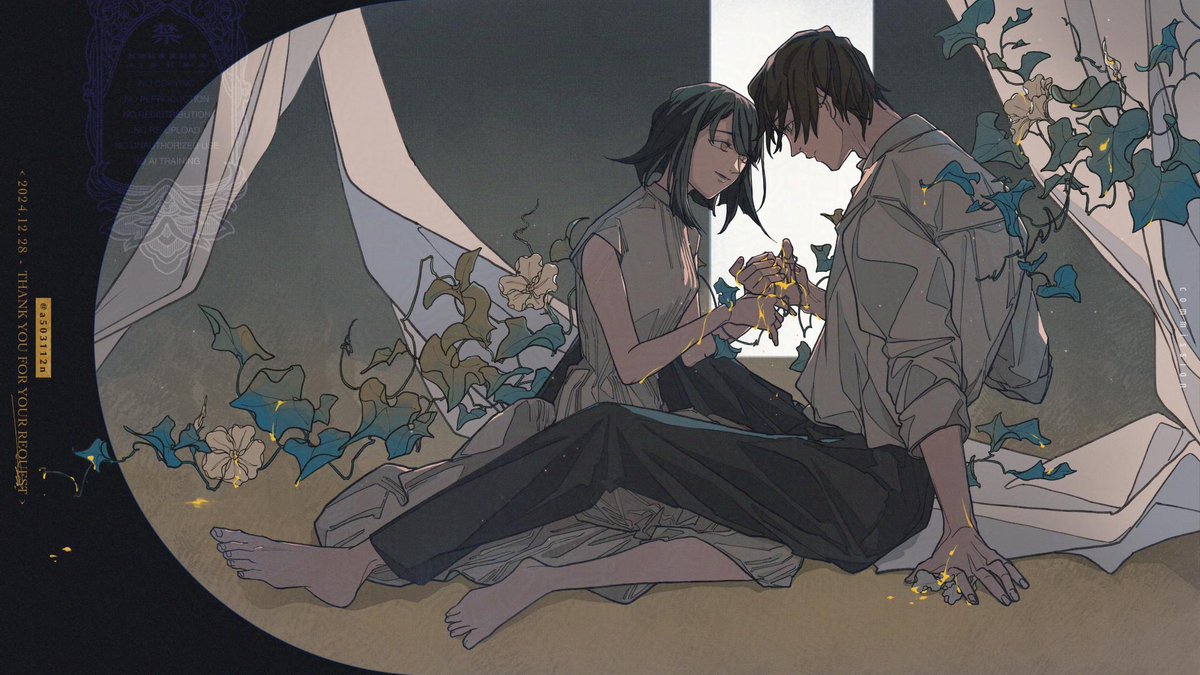 「- 蜜月 -」|_anのイラスト