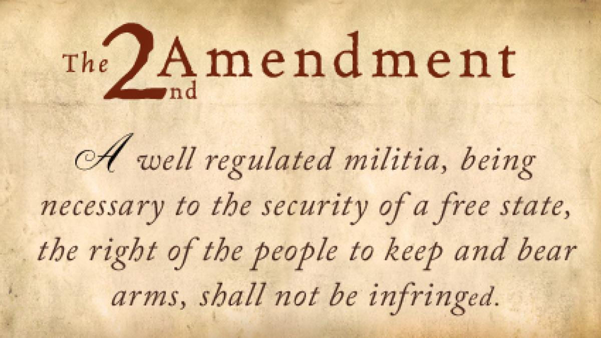 James Gilfees👊🏼 🇺🇸 (@gilfees) on Twitter photo No it’s you that can’t read. 
Circle exactly where it says “for a well regulated militia”… No it’s you that can’t read. 
Circle exactly where it says “for a well regulated militia”…