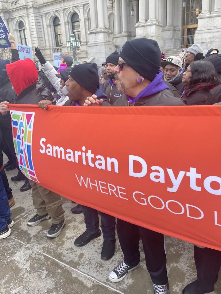 samaritanny's tweet photo. Staff from PARC in Queens & the Bronx showed up in full force for #StandUpForRecoveryDay 2025! Together, they made an impact to advocate for change and reinforce the power of recovery! ππͺ #SURD2025 #addictionrecovery #recoveryispossible #recoveryrocks #recoverymovement https://t.co/PWqcqOnT2W