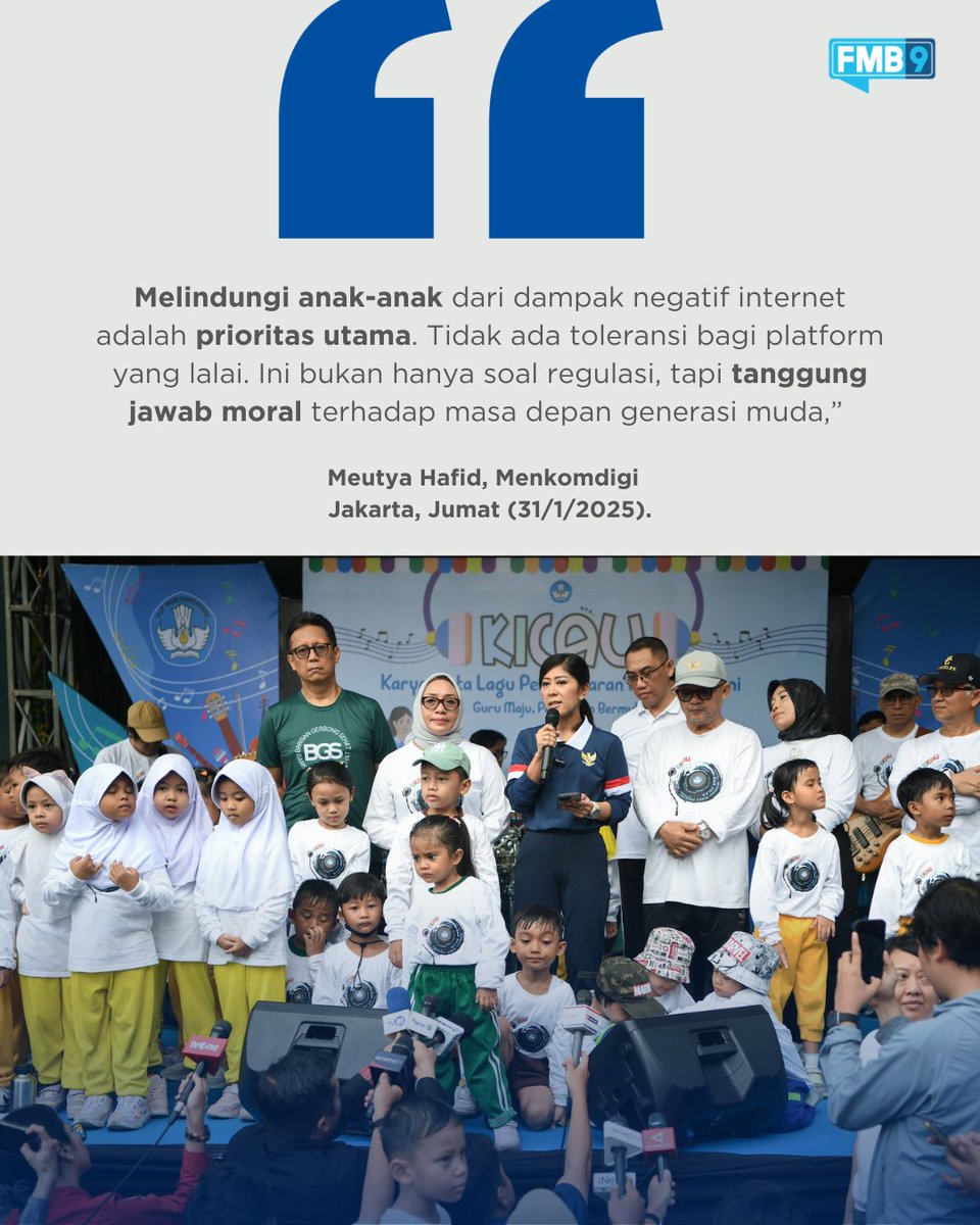 Sanksi berat menanti platform digital yang lalai hapus konten pornografi anak. 

#AmanBersamaSAMAN #IndonesiaDigital #StopKontenNegatif #100HariKemkomdigi #FMB9