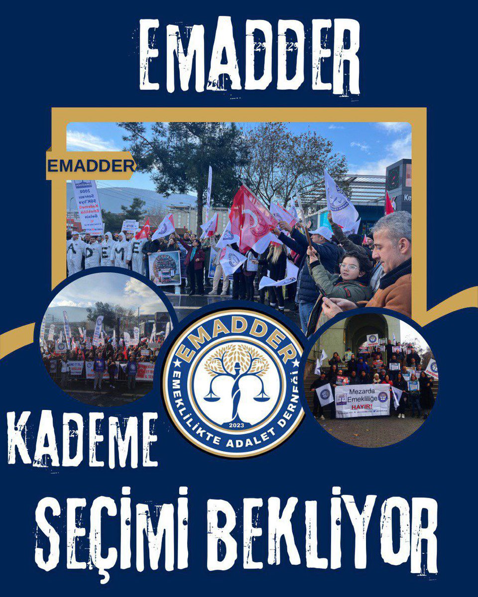 Adalete susamış, 1 güne 17/20 yıl haksızlığına uğramış tüm Yoldaşların Günü aydın olsun…
Mücadelemiz günümüzle güzelleşsin !

#KademeSeçimiBekliyor