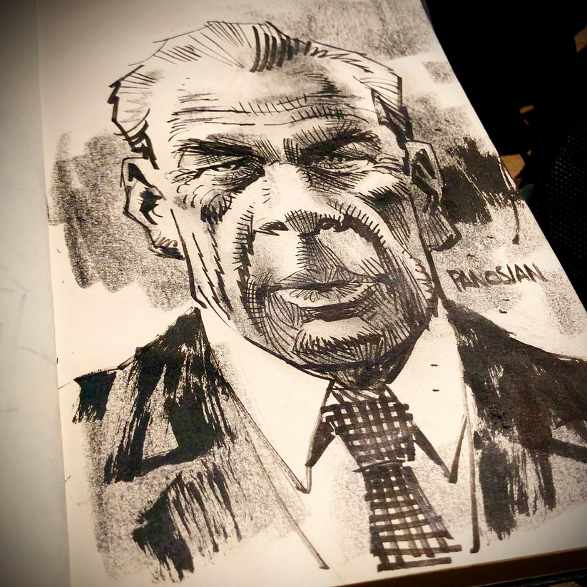 #LeeMarvin from a 2022 Drink and Draw!