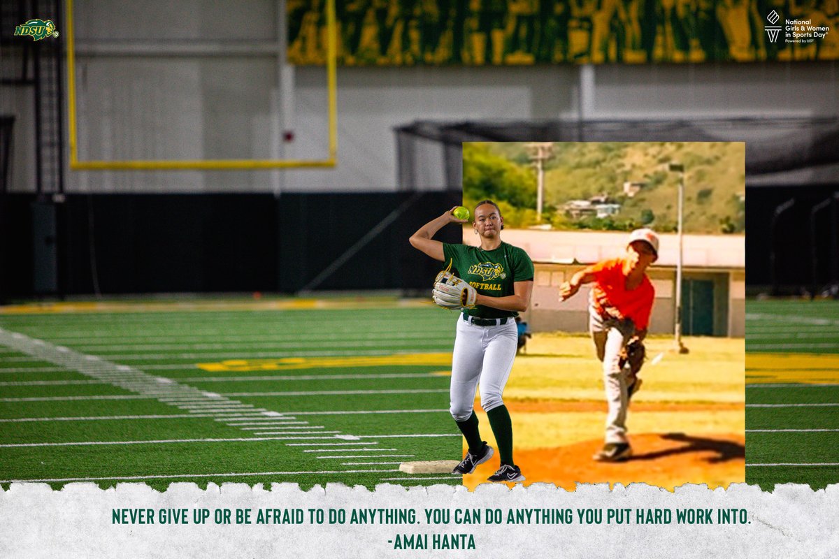 To the women and little girls who swing for the fences and break barriers, this day is for you! Happy National Girls and Women in Sports Day!
