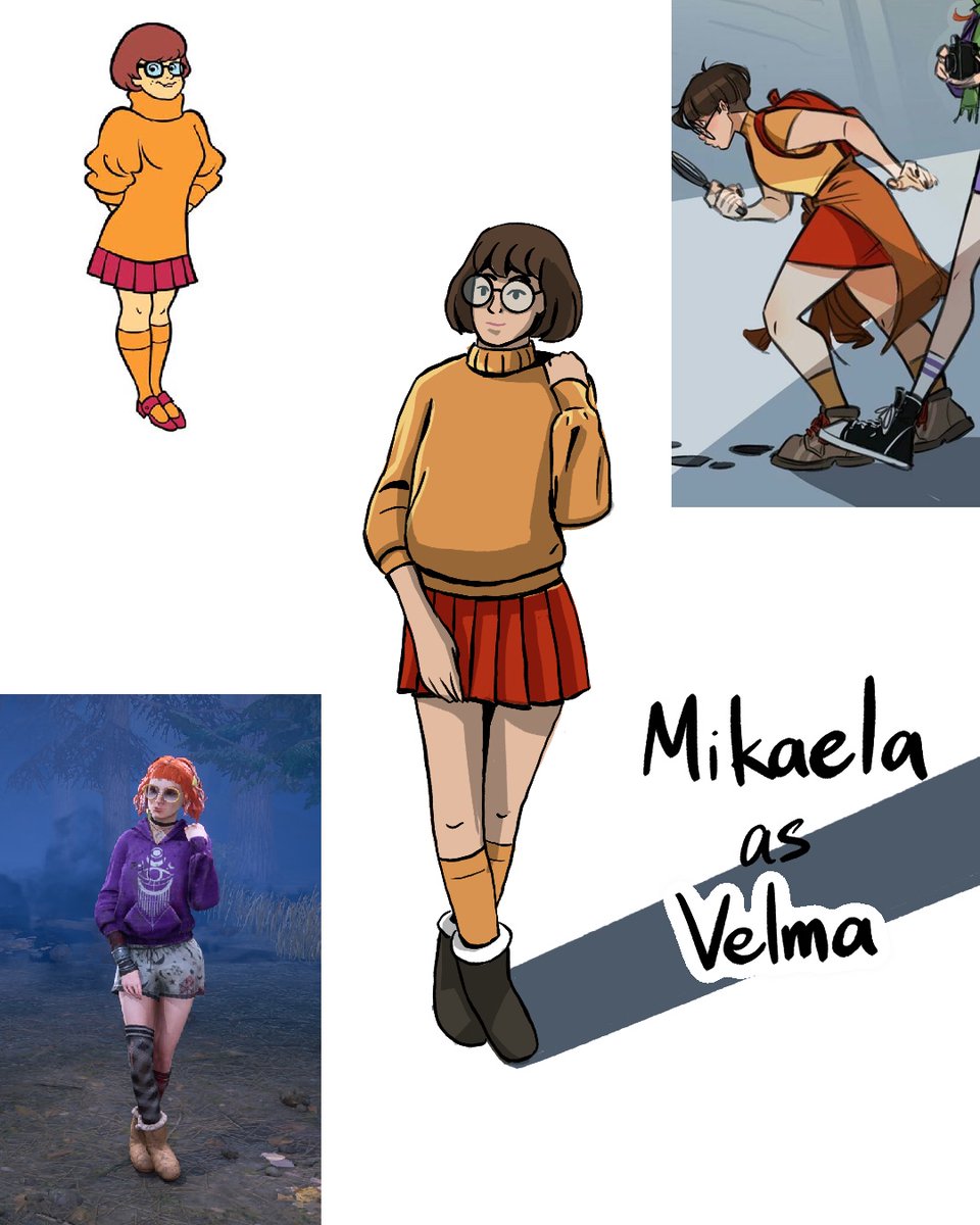 _jmj_art's tweet photo. What if... Dead by Daylight x Scooby-Doo
Let’s imagine who each character’s skin is…
#DeadbyDaylight #dbdfanart #ScoobyDoo 
#jmjart #Jaymajam https://t.co/Z4uW3y0vHd