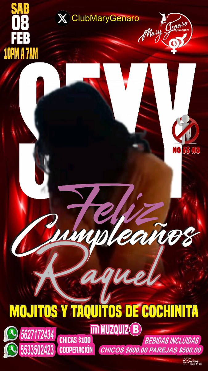 ClubEncantoSw's tweet photo. Viernes y Sábado de Fiesta ven a Divertirte y Festejar con Nosotros.
Porque lo mejor de la Vida es el Deseo y la Libertad.
@ClubEncantoSw
@BUGSBONNY_0711
@DantMarina4
@Karol_Hugo1
@lamismakass
@Mishellhot32
@Sw_CyO
@xime_swinger
@anonimos131510
@MartnYGabriela1
@Ricardo12145542 https://t.co/wikpQNE6Vs