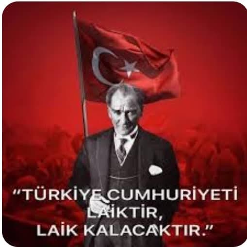 ugrfrn's tweet photo. "Laiklik yalnız din ve devlet işlerinin ayrılması değildir. Tüm yurttaşların vicdan, ibadet ve din özgürlğü de demektir."
LAİKLİK İNSAN OLMAKTIR!
#MustafaKemalATATÜRK🇹🇷
#5Şubat1937 laikliğin anayasa girdiği gün kutlu olsun.👏🇹🇷#ATAmaVefa❤️💙 https://t.co/Y64yCRtytF