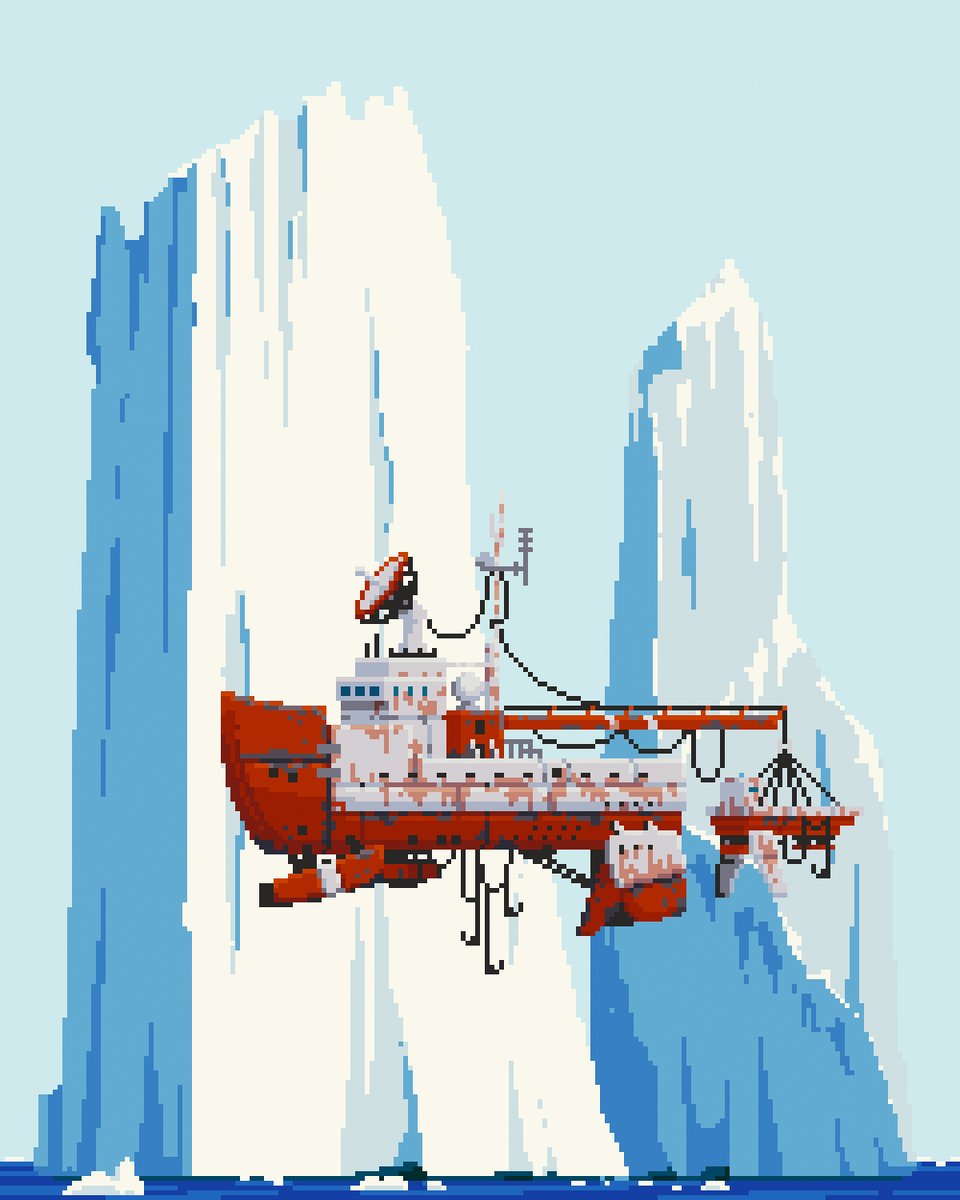 Sehep_pxl's tweet image. Theme : #iceberg
@Pixel_Dailies
#pixel_dailies #pixelart