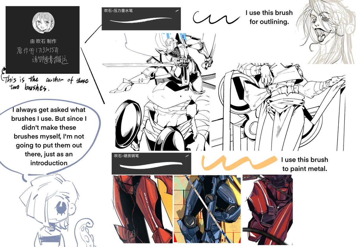 Chic_LLL's tweet image. about brushes

Of course I use a few other brushes to paint with.But these two are the ones I use the most