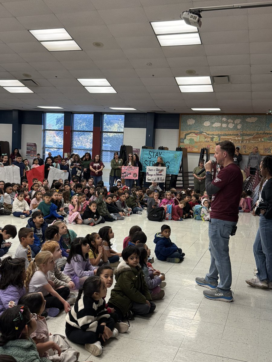 @NISDEvers (@nisdevers) on Twitter photo Our Evers Unicorns had an inspiring Stay Strong rally with Warren athletes sharing stories of resilience! We also celebrated Mr. Boyle as he takes flight as Boldt’s new principal. Fly high, Maverick! 🦄✈️ #StayStrong #FlyHighMaverick #OnceAUnicornAlwaysAUnicorn <a href="/NISDWarren/">NISDWarren</a> Our Evers Unicorns had an inspiring Stay Strong rally with Warren athletes sharing stories of resilience! We also celebrated Mr. Boyle as he takes flight as Boldt’s new principal. Fly high, Maverick! 🦄✈️ #StayStrong #FlyHighMaverick #OnceAUnicornAlwaysAUnicorn <a href="/NISDWarren/">NISDWarren</a>