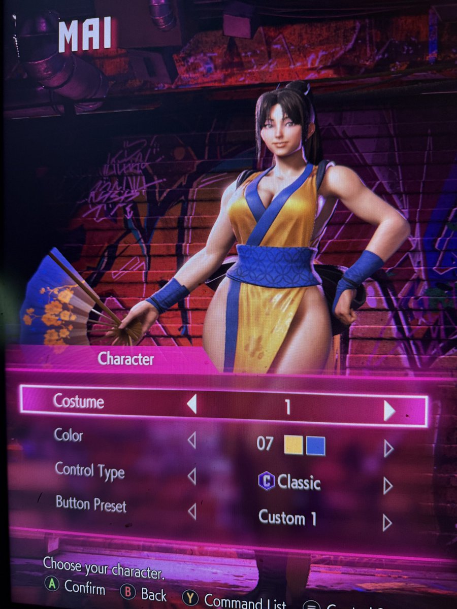 Mai has Goku’s outfit on lol