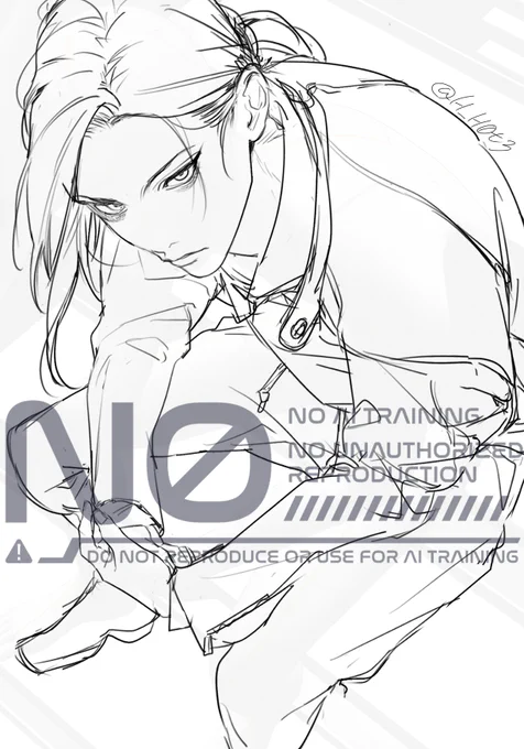 これは下絵だけど、綺麗にペン入れ色塗りして、イベント当日いくらか配布します～ 