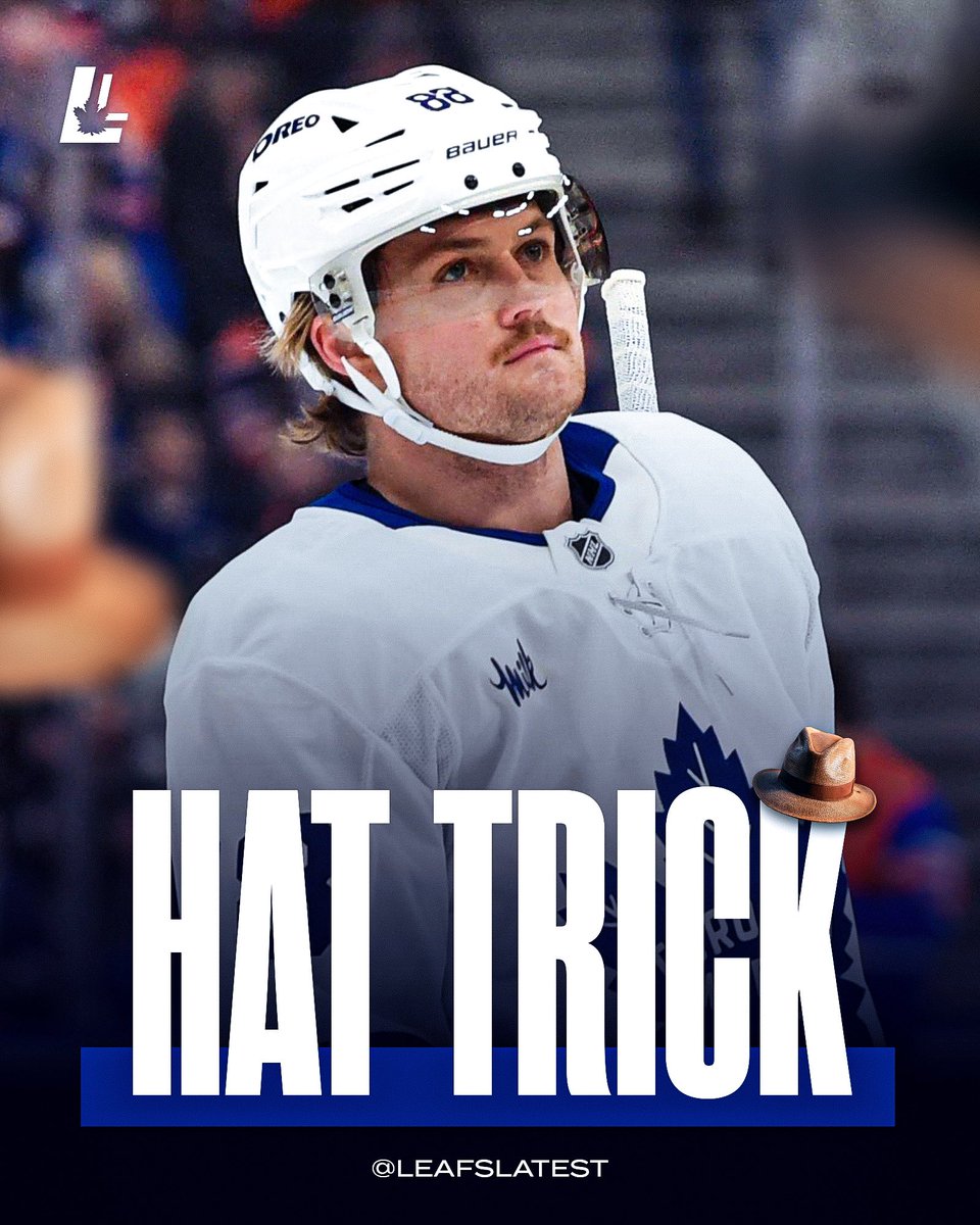 HOMETOWN HATTY FOR STYLES. 🚨🎩

WILLY GETS THE HAT-TRICK. 

#LeafsForever