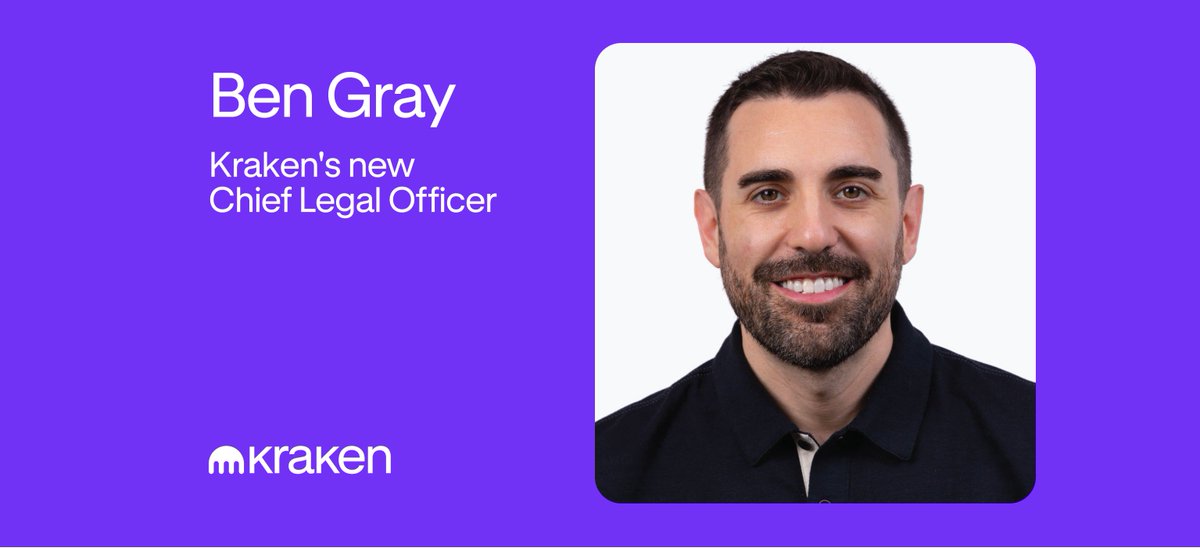 Welcome to Ben Gray, Kraken's new Chief Legal Officer

Looking forward to a big 2025 and beyond!

blog.kraken.com/news/kraken-we…