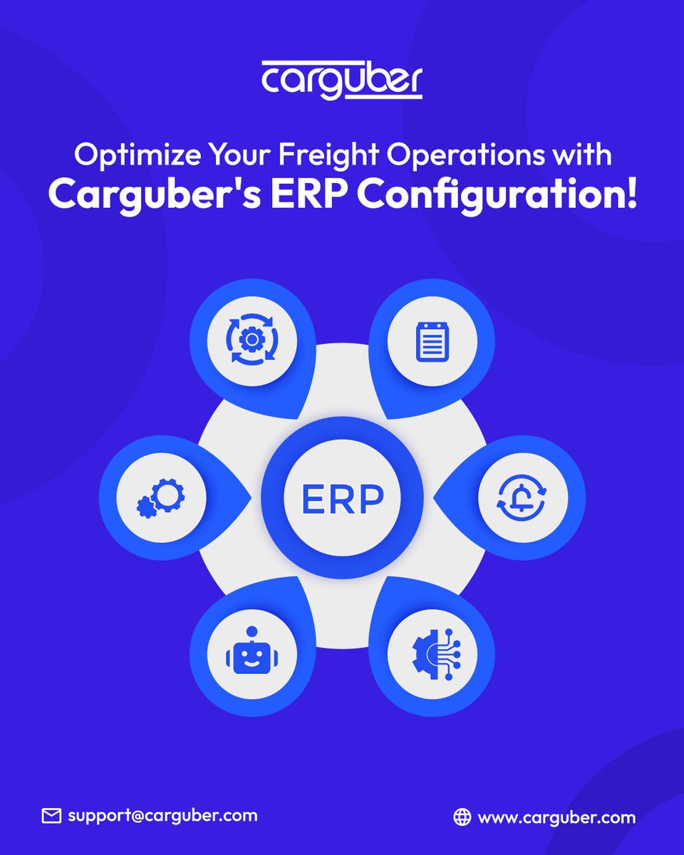 carguber's tweet image. Configure your ERP for smarter freight forwarding operations!

Read more: tinyurl.com/38mcua7n

Get a fully optimized ERP tailored to your logistics business. 

Visit us at: carguber.com/cargowise-conf…

#ERPConfiguration #CargoWise #AutomatedProcesses #Carguber