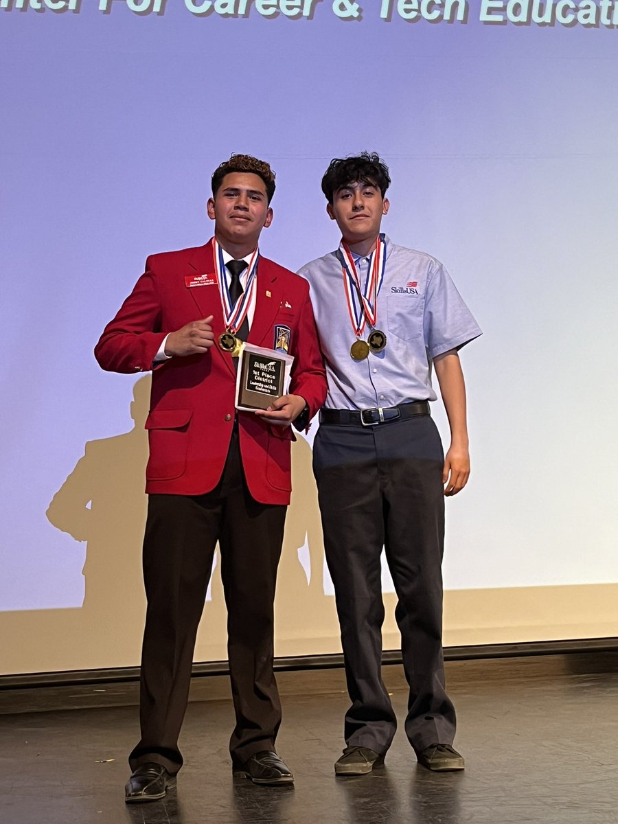 Great showing by our #AutomotiveTechnology seniors <a href="/OurCareerCenter/">YISD Career and Technical Center @ Riverside HS</a> in <a href="/SkillsUSA/">SkillsUSA</a>

Automotive Service Tech 🥇
Maintenance and Repair 🥇🥈🥉
Automotive Quiz Bowl 🥇
Job Demo A 🥈🥉
Career Promotion 🥇🥈
General Quiz Bowl 🥈🥉
Outstanding Member 🥇

<a href="/BrendaChR1/">Brenda Chacon-Robles, Ed.D.</a> <a href="/CMBJJBSLB/">Charlie Bustillos</a>