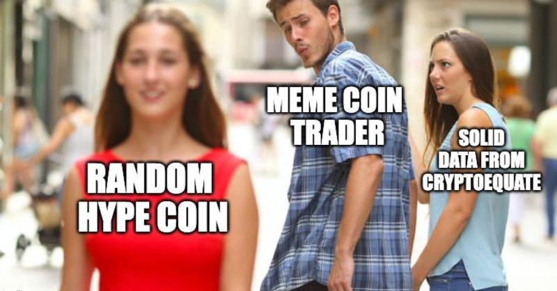 equate_x's tweet photo. Stop chasing distractions—secure your meme bag with real time data that actually matters. 💼💎