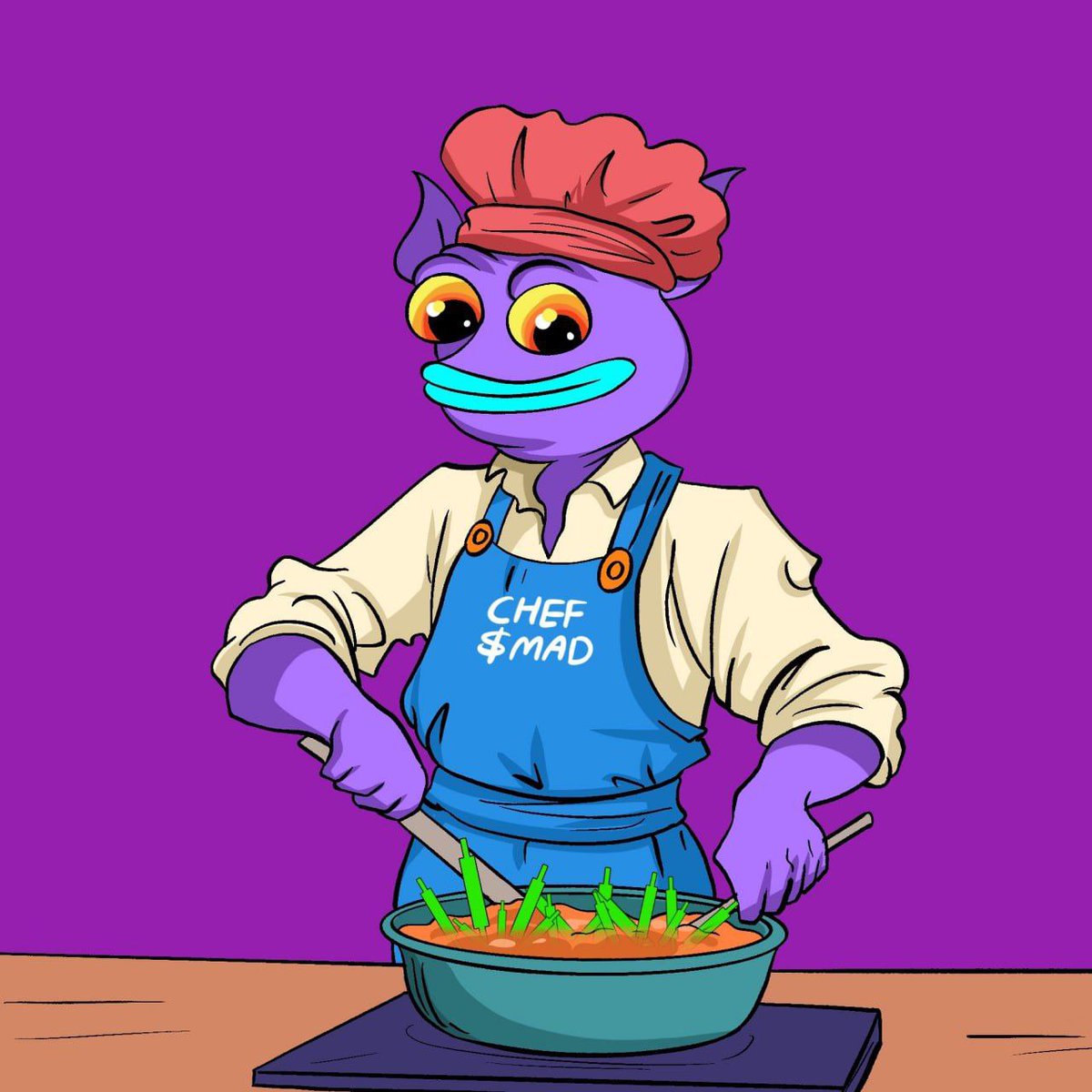madcoinvip's tweet photo. @0xSweep Chef MAD at your service 👨‍🍳 https://t.co/pKl0yqlYkD