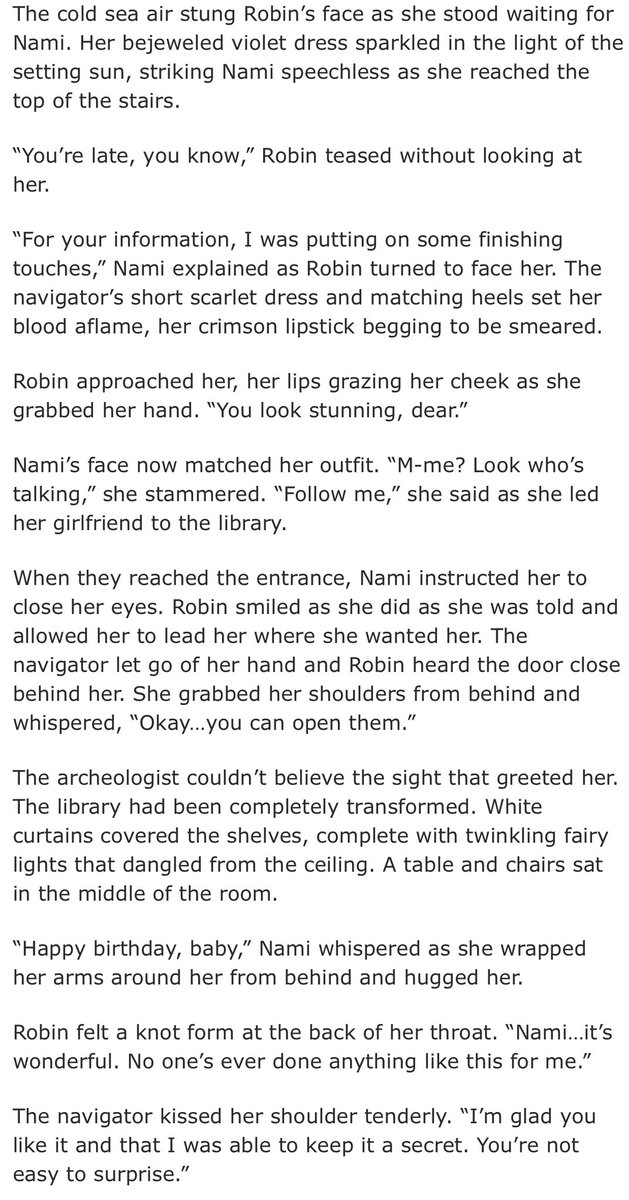 2BaddiesFanfics's tweet photo. Robin’s birthday is only a few days away, and we have a new fic ready for it! Until then, read last year’s! 📚
https://t.co/jSJfAfsSzr
#namirobin #nami #nicorobin #wlw #onepiece #robinnami #ナミロビ #ロビナミ https://t.co/ZfbVdK66DF