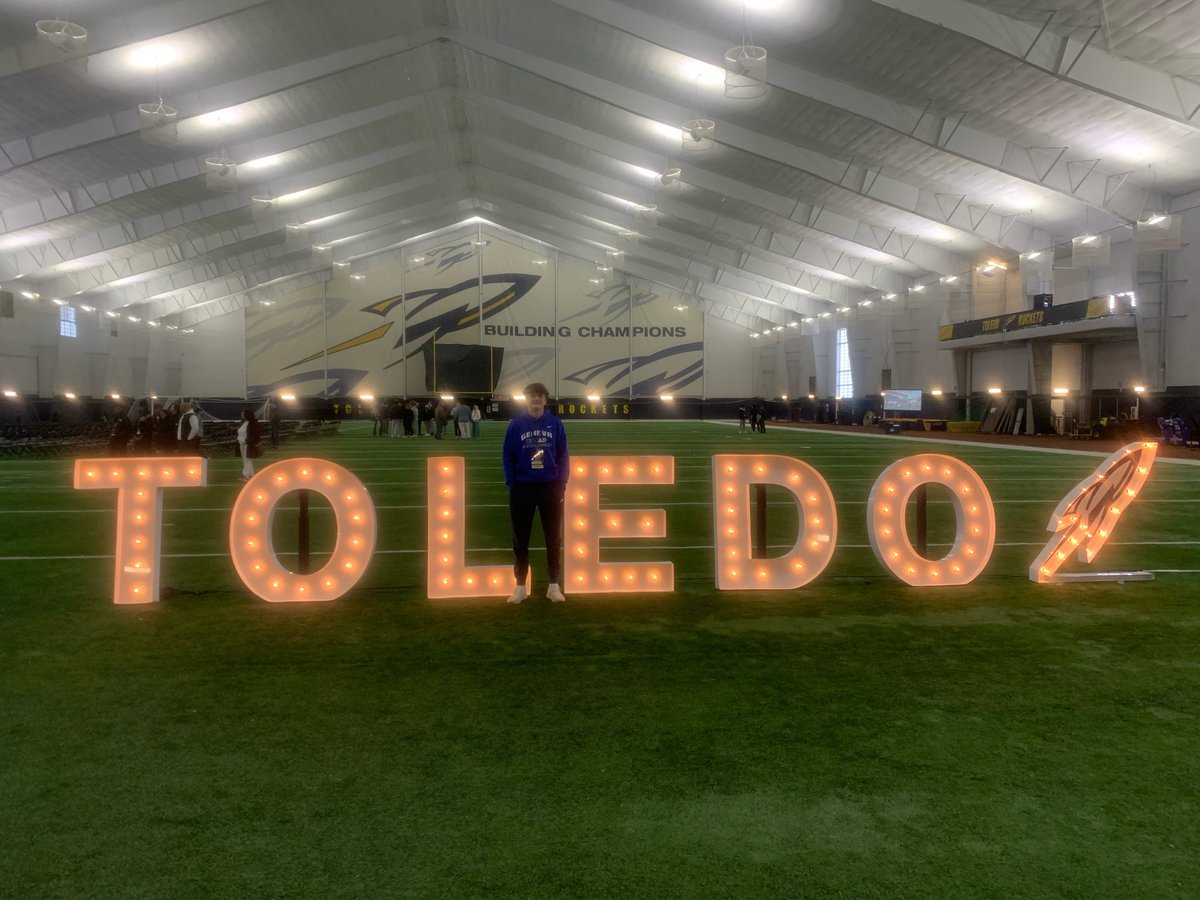 Bennett Konkey (@bennettkonkey) on Twitter photo Thank you <a href="/ToledoFB/">Toledo Football</a> for an awesome visit! I can’t wait to be back this summer! <a href="/stantonweber/">Coach Stanton Weber</a> <a href="/CoachFlemWR/">RJ Fleming</a> <a href="/CoachCandle/">Jason Candle</a> @GenevaViking <a href="/EDGYTIM/">Timothy “EDGYTIM” OHalloran</a> <a href="/Rivals/">Rivals</a> <a href="/PrepRedzoneIL/">Prep Redzone Illinois</a> <a href="/BOOMfootball/">BOOM Football</a> <a href="/CoachChris_Roll/">Coach Chris Roll</a> Thank you <a href="/ToledoFB/">Toledo Football</a> for an awesome visit! I can’t wait to be back this summer! <a href="/stantonweber/">Coach Stanton Weber</a> <a href="/CoachFlemWR/">RJ Fleming</a> <a href="/CoachCandle/">Jason Candle</a> @GenevaViking <a href="/EDGYTIM/">Timothy “EDGYTIM” OHalloran</a> <a href="/Rivals/">Rivals</a> <a href="/PrepRedzoneIL/">Prep Redzone Illinois</a> <a href="/BOOMfootball/">BOOM Football</a> <a href="/CoachChris_Roll/">Coach Chris Roll</a>