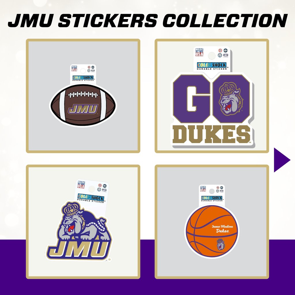 yourpurplestore's tweet photo. Show off your JMU pride with our JMU Stickers Collection! ๐ Perfect for laptops, water bottles, notebooks, and more. Plus, SAVE with our available bundle deals! ๐๏ธโจ
๐ฃ Get yours now- https://t.co/vlPwtswVv0
#jmu #jmudukes #GoDukes #jmualumni #jmufootball #paintedtree https://t.co/KXBn6hWR6I