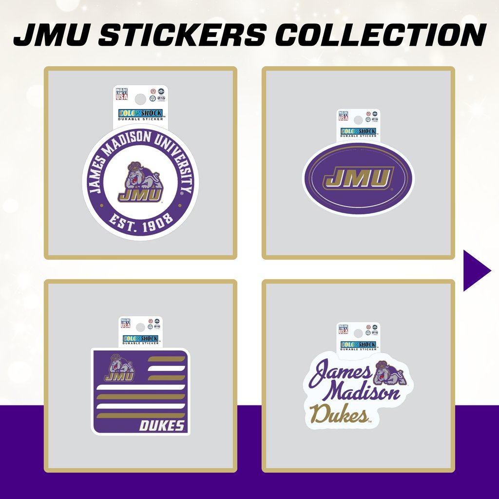 yourpurplestore's tweet photo. Show off your JMU pride with our JMU Stickers Collection! ๐ Perfect for laptops, water bottles, notebooks, and more. Plus, SAVE with our available bundle deals! ๐๏ธโจ
๐ฃ Get yours now- https://t.co/vlPwtswVv0
#jmu #jmudukes #GoDukes #jmualumni #jmufootball #paintedtree https://t.co/KXBn6hWR6I