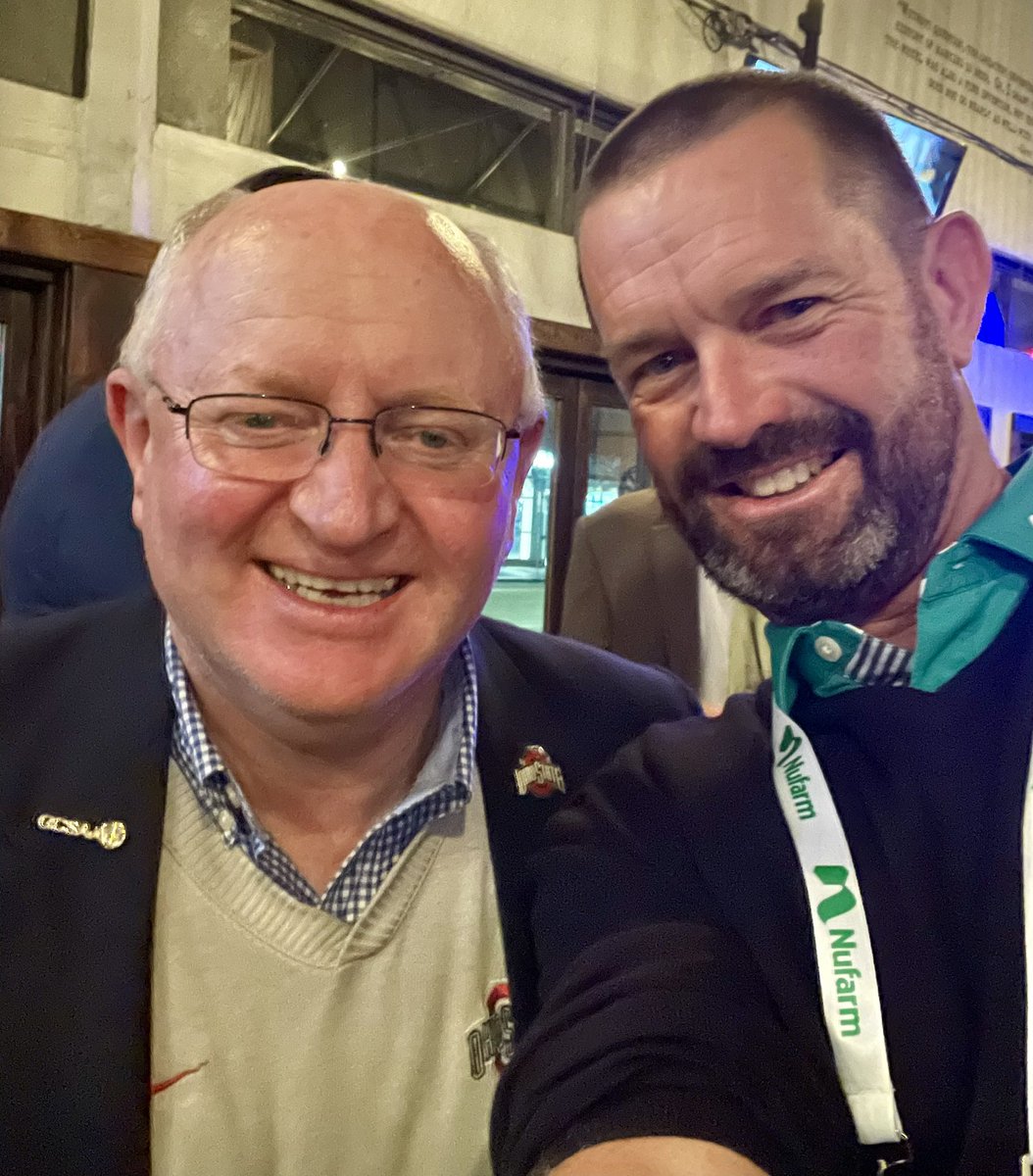 Glad to catch up with this legend of the turf industry last night… the one and only <a href="/turfokeeffe/">Mike O'Keeffe</a>