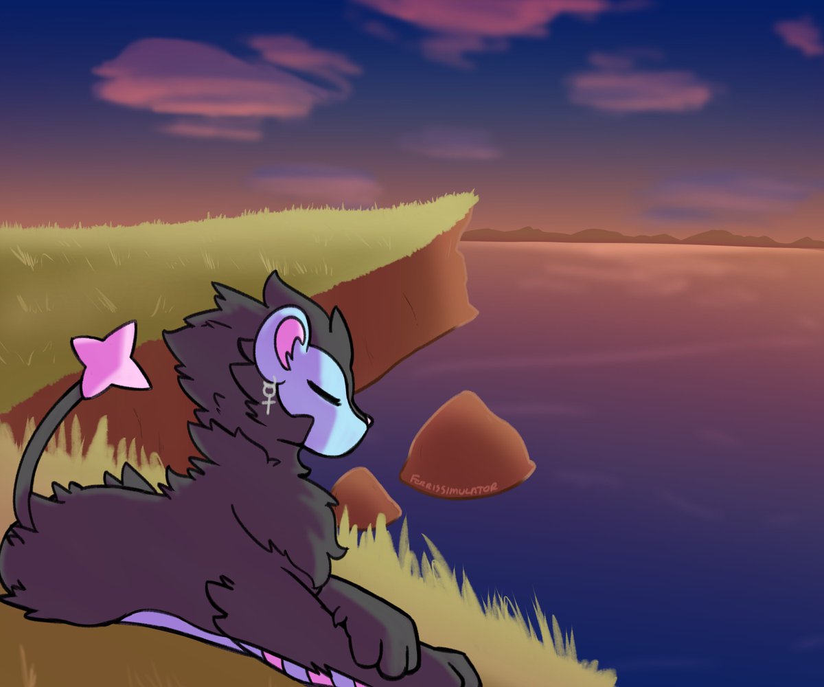 Commission + Birthday Gift for <a href="/AllisonLuxray/">osu!cat</a> <3