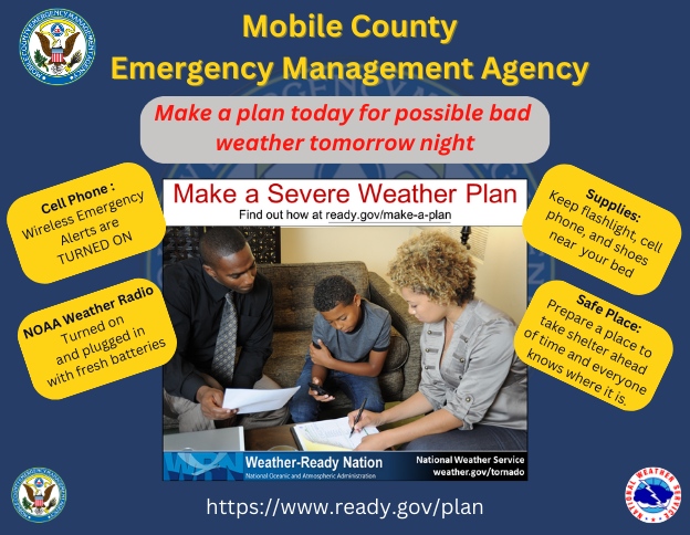 🚨 Be Ready, Stay Safe! 🚨

Disasters don’t wait—so why should you? Now is the time to make a plan for your family, your home, and your community.

✅ Know Your Risks – Hurricanes, floods, severe storms—understand what could impact your area.
✅ Create an Emergency Plan – Wher...