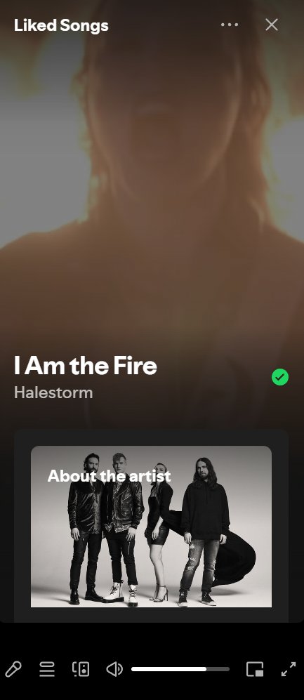 Fiery_Nugget's tweet image. I don't believe I'll fall from grace!
Won't let the past decide my fate
Leave forgiveness in my wake, oh!
Take the love that I've embraced!

How very fitting as my anxiety has finally started to ease completely - my favorite @Halestorm comes on. 

#IAmTheFire