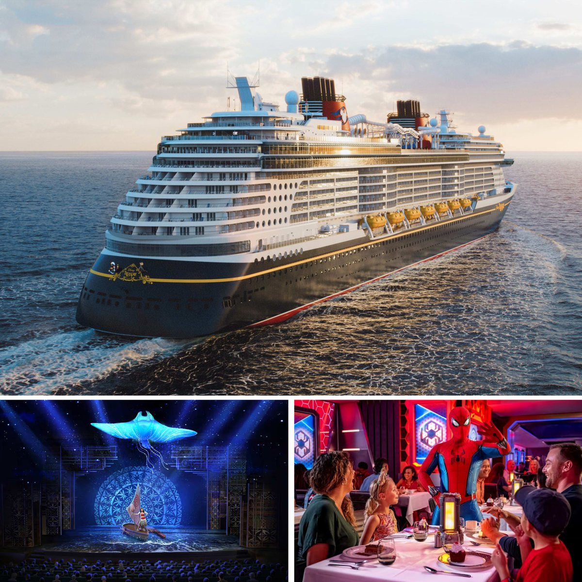 Blending the magic of Disney films and theme parks with a spirit of adventure, the all-new Disney Treasure offers an unforgettable journey through the Caribbean. Contact us to plan your enchanted voyage! 🌊✨ sundownertravel.com