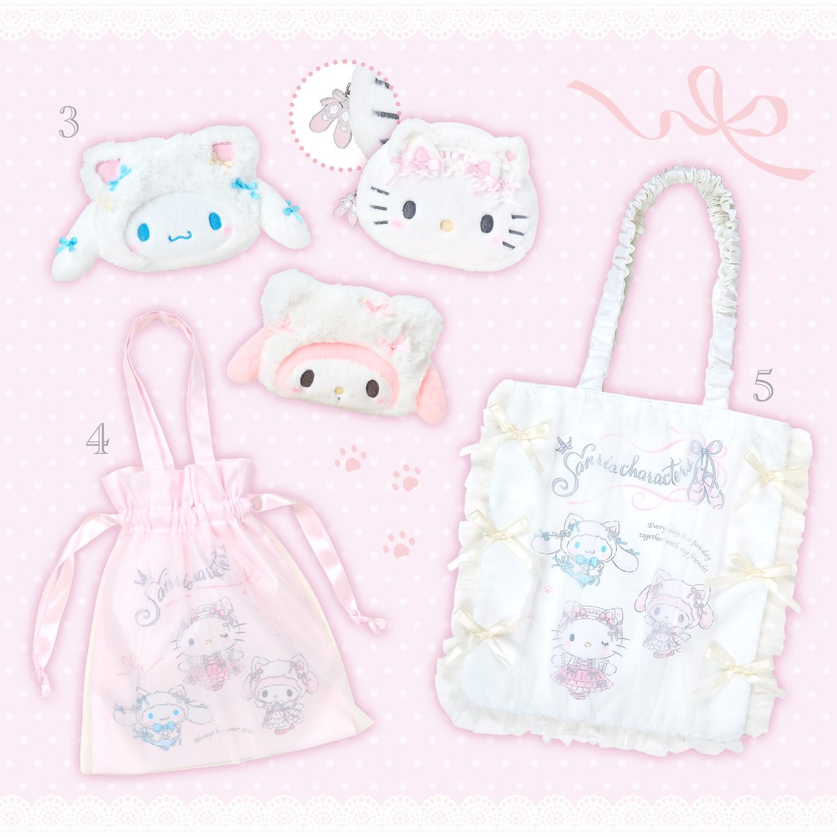 サンリオ白猫バレリーナ 楽天市場】サンリオ(SANRIO) ぬいぐるみ（白猫バレリーナ