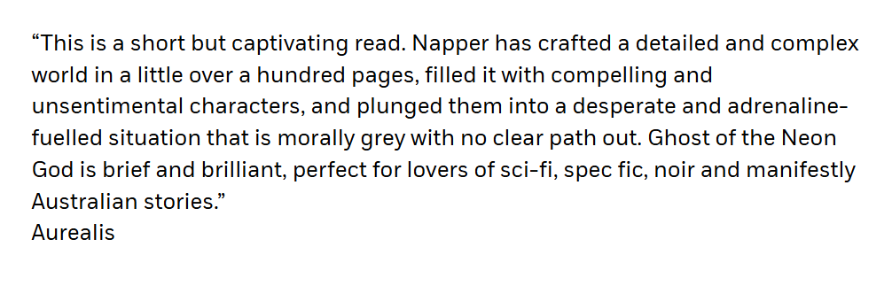 TheEscherMan's tweet photo. Fantastic review for my novella in Aurealis Magazine (@AurealisMag): https://t.co/17r9iVp2j2