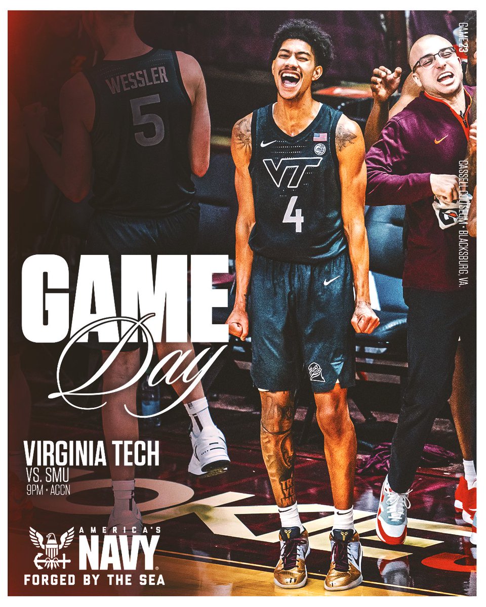 Virginia Tech Men's Basketball (@hokiesmbb) on Twitter photo Late night in the π°
π SMU
β«οΈ Black Out (wear black)
π 9PM
πΊ ACCN
π vthoki.es/MBB2425
π€ <a href="/AmericasNavy/">America's Navy</a> Late night in the π°
π SMU
β«οΈ Black Out (wear black)
π 9PM
πΊ ACCN
π vthoki.es/MBB2425
π€ <a href="/AmericasNavy/">America's Navy</a>