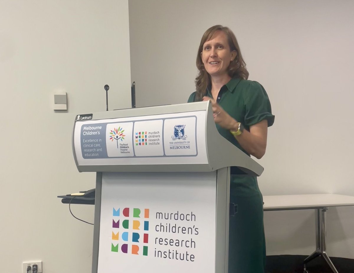 The Infection Flagship, MCRI, Melbourne (@infection_mcri) on Twitter photo It was a pleasure and a privilege to have our colleague and friend Prof <a href="/AshaBowen/">Asha Bowen</a> speaking and deep thinking at <a href="/MCRI_for_kids/">Murdoch Children's Research Institute (MCRI)</a> today about 'Research to improve health outcomes for First Nations children in Australia'. It was a masterclass in translation and impact.
<a href="/TheKids_AU/">The Kids Research Institute Australia</a> It was a pleasure and a privilege to have our colleague and friend Prof <a href="/AshaBowen/">Asha Bowen</a> speaking and deep thinking at <a href="/MCRI_for_kids/">Murdoch Children's Research Institute (MCRI)</a> today about 'Research to improve health outcomes for First Nations children in Australia'. It was a masterclass in translation and impact.
<a href="/TheKids_AU/">The Kids Research Institute Australia</a>