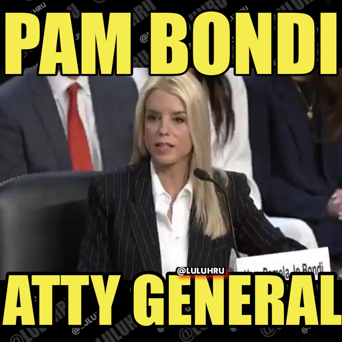 54-46 Pam Bondi confirmed!